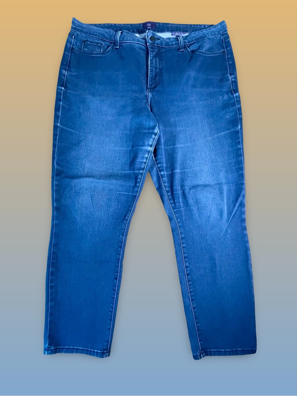 NYDJ Women's Plus Size Lift Tuck Stretch Denim Jeans Made in USA Sz16